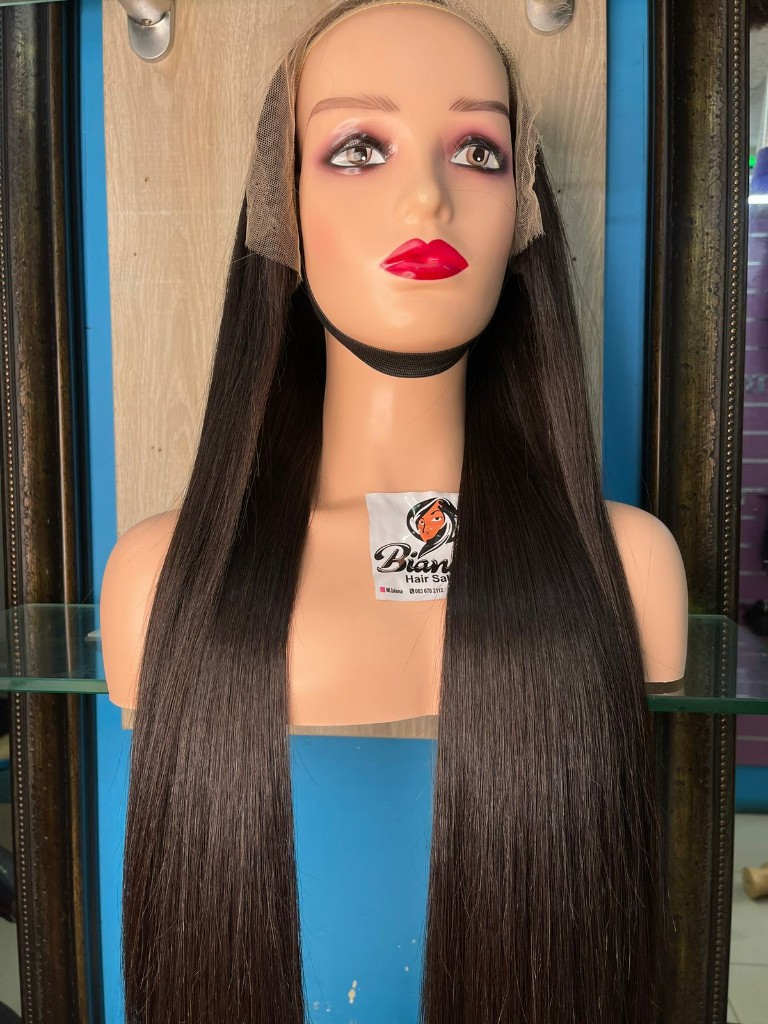 Straight lace front unit