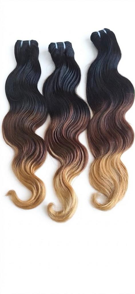 2 toned brazillian straight and body wave