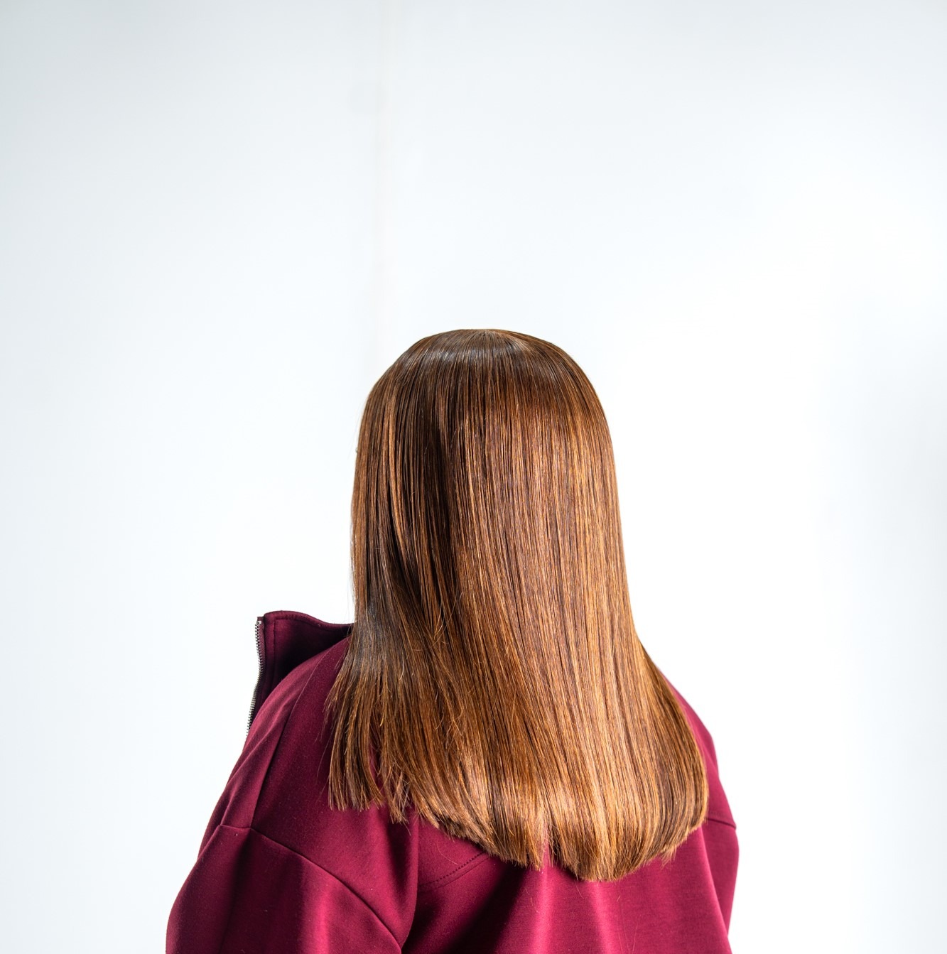 Brown Straight Raw Hair
