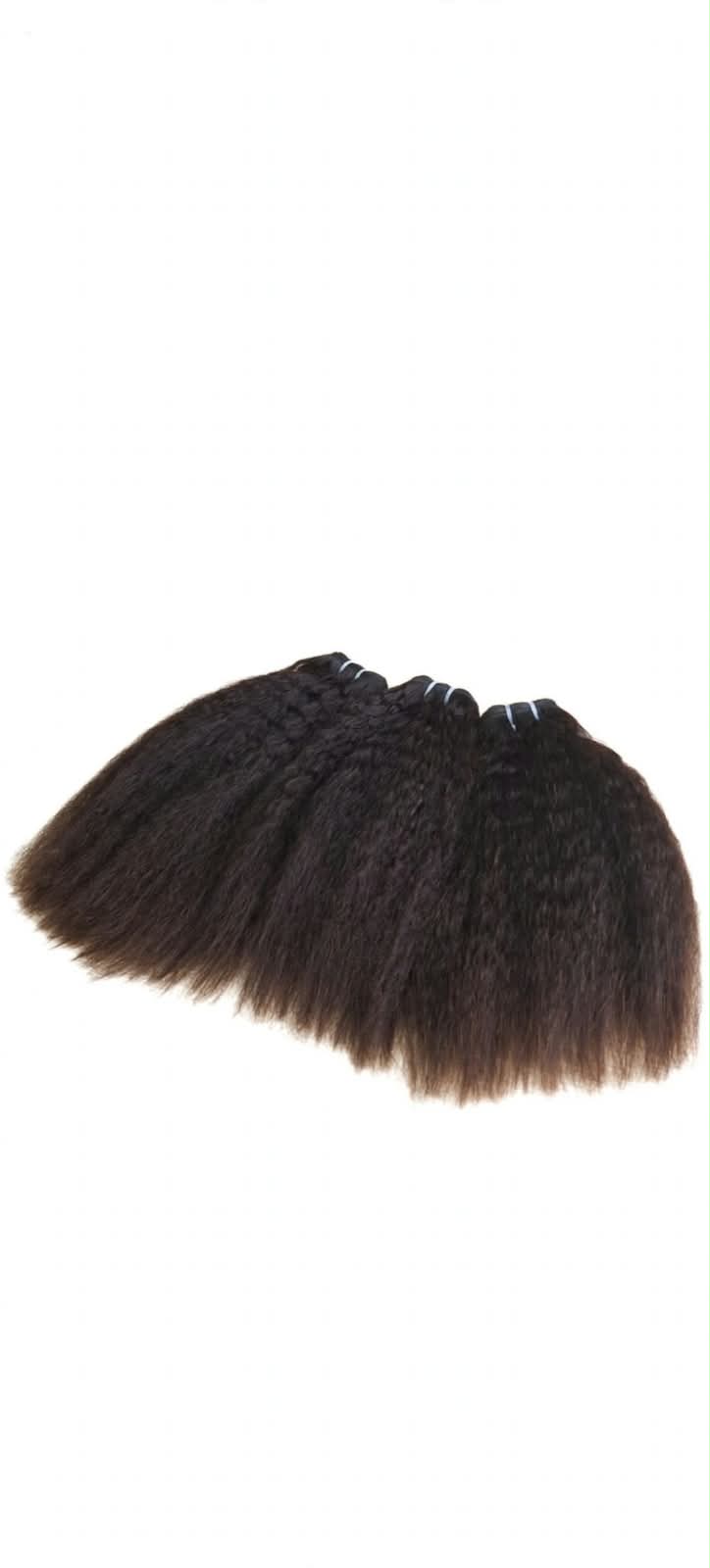 Raw kinky straight hair
